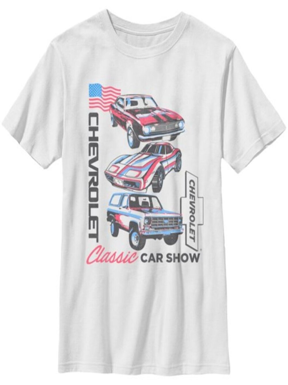 General Motors Chevrolet American Classic Car Graphic T-Shirt